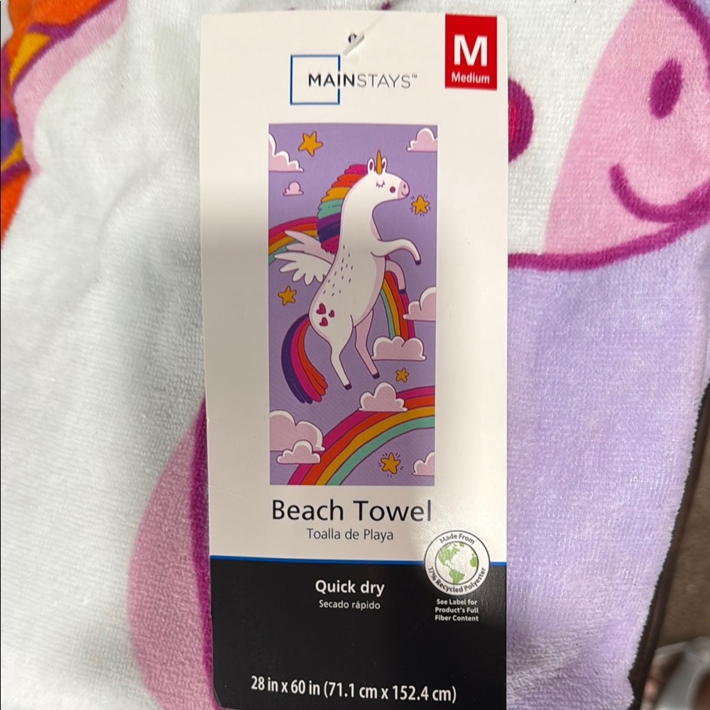 Magical Unicorn Beach Towel